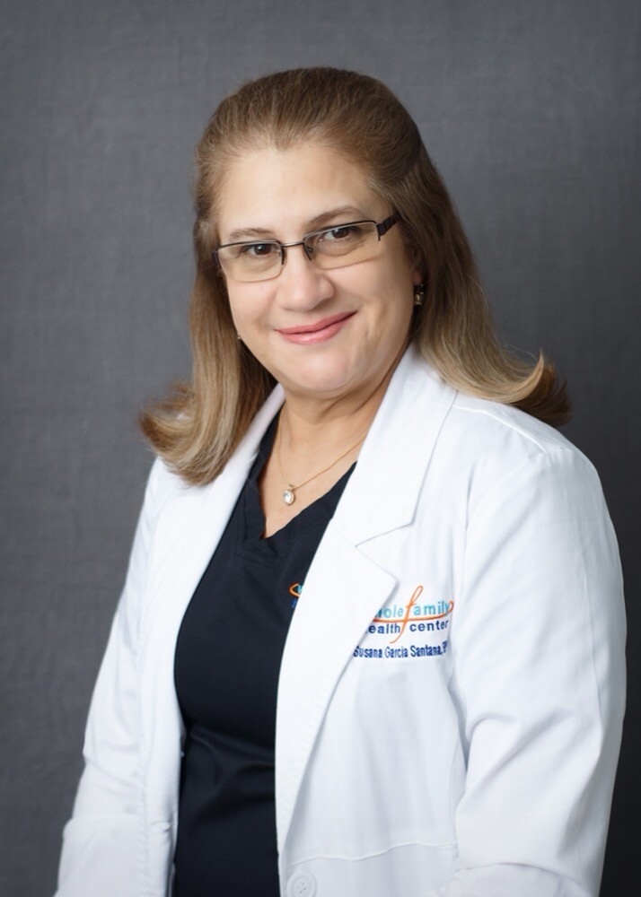 Susana Garcia Santana's headshot for whole family health center