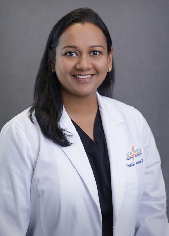 Sheetal Jutoor's headshot for whole family health center