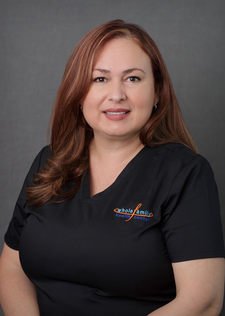 Brenda Martinez's headshot for whole family health center